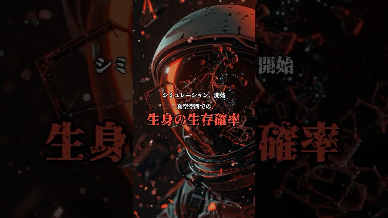 宇宙で「生身」になると？凍る前に破裂します #雑学 #科学 のサムネイル