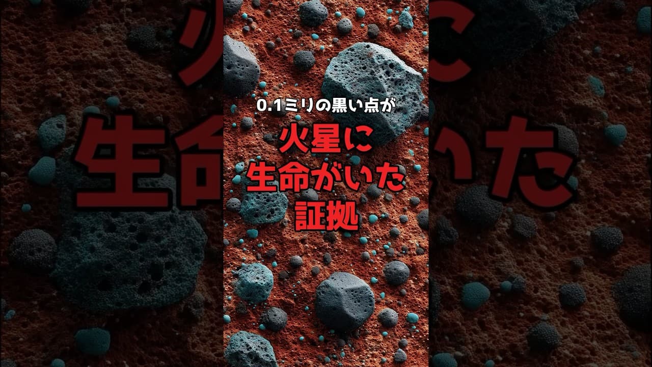 【0.1ミリの黒い点】火星に残された、もう一つの生命の指紋 #宇宙 #火星 のサムネイル