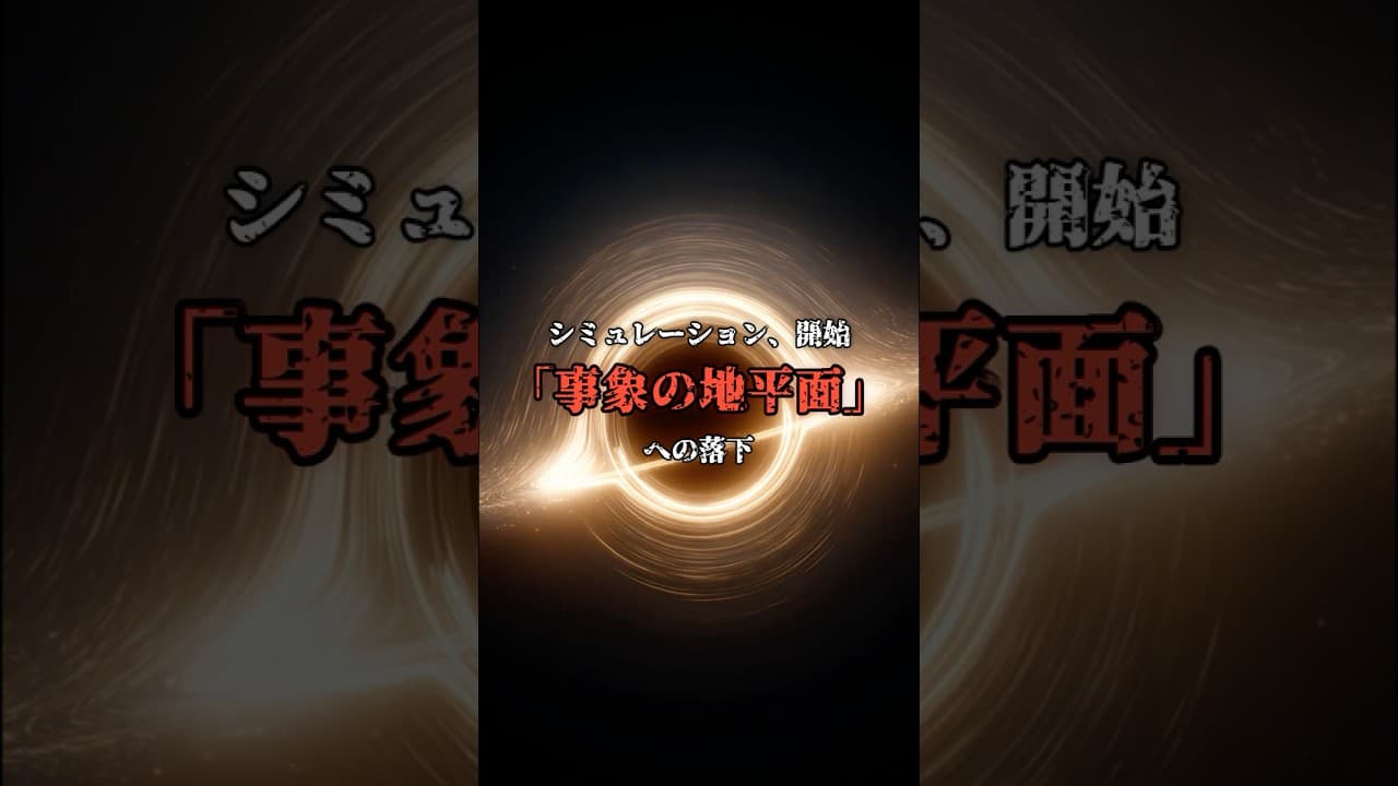 落ちたら「即、麺」。ブラックホールの重力 #宇宙 #物理学 のサムネイル